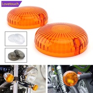 LOVETOUCH 1Pair Motorcycle Smoke Clear Turn Signal Light Indicator Lens Cover For Yamaha V-Star 1100
