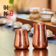 Taiwan Shipment✨Copper Cup Handmade Copper Cup Coffee Machine Powder Copper Cup Beer Cup Pure Handma