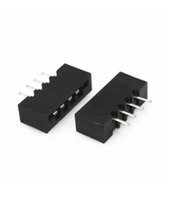 10Pcs FPC Connector Flat Flexible Cable Socket 2.54mm Pitch Film Socket Straight Pin or Bent Pin foo