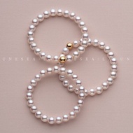 2025年新款akoya天然海水珍珠稀有极光minibaby南洋澳白珍珠戒指女友Akoya Natural Sea Pearl Rare Aurora20250602