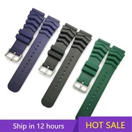 Silicone Strap Logo 18mm 20mm 22mm Sports Watch Strap Waterproof Strap Men Women Universal Strap 9TY