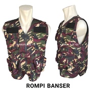 ROMPI TACTICAL LORENG BANSER NASIONAL ROMPI BANSER BODY VEST