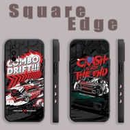 Casing For Xiaomi 12t Pro 12s POCO X4 GT 12 Lite POCO M4 Pro M5 F4 C40 JDM Racing Car Anime Black Re