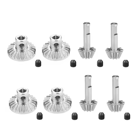 1/2/4 Pairs Metal Rear Axle Gear Drive Shaft Gear Set Upgrade Accessories for WPL D12 B24 B36 C14 C2