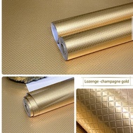Gold Aluminum Foil Kitchen Wall Sticker Wallpaper