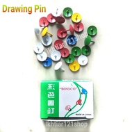 Paku Payung Kecil Warna-warni/Drawing Pin Colour Thumb Tack
