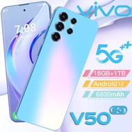 【ของแท้100%】ใหม่ โทรศัพท์มือถือ VIV0 V50 5G Phantoms มือถือ 7.5“ HD+ รองรับ2ซิม Smartphone 4G/5G แรม