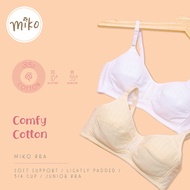 Miko Bra C428 - 35%Cotton 10%EA  55%PES/ soft support/ lightly padded/ 3/4 cup/ junior bra