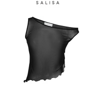 SALISA - MESH DOUBLE TANK FW24 Jersey Top เสื้อกล้ามสองชั้น (แยกชิ้น)