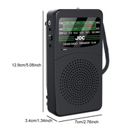 Portable Emergency Radio FM AM SW Radio Transistor with LED Flashlight Battery Operated Radio Player