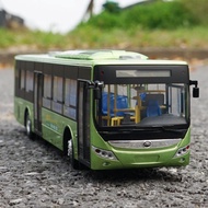 1: 42 YUTONG Bus YUTONG Pure Electric Bus E12 Alloy Bus Model Car Model