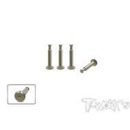 T-WORK ''S AE RC8 B4/B4E 7075 Aluminum Hard Yang Shock Absorber Lower Lock Pin TO-198-RC8B4