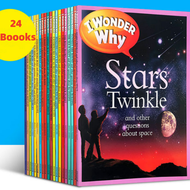 24PCS/Set I Wonder Why Encyclopedia Science Children Body Space Animal Bulding Learing Book English 