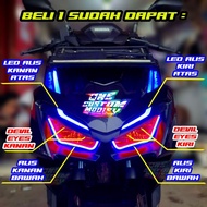 Paket Full Lampu Alis LED DRL Khusus All New Vario 160 Bonus Devil Eyes Lampu Alis Vario Terbaru