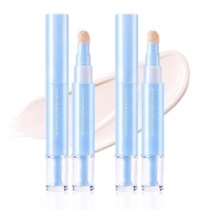 2pcsDual-effectConcealer&FoundationEyeConcealer-24-HourLong-Lasting,2-in-1ConcealerandFoundationPen,