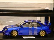 AUTOart 1/18 Subaru Impreza WRX STi 2006 鷹眼 (Blue) #78681