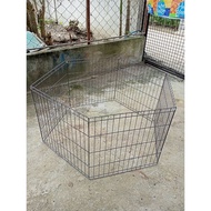 DOG PLAYPEN 6 PANEL FENCE 2FT 64x62 cm width height dog cage