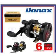 [CLEARANCE] Banax BMG Overhead Fishing Reel 6Kg Max Drag Fishing Reel Mesin Pancing