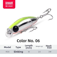 KINGDOM | Slow Sinking Micro Minnow Lure
