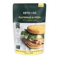 Keto and Co Keto Flatbread & Pizza Bread Mix, 1.4g Net Carbs, Diabetic & Keto Friendly, for Burgers,