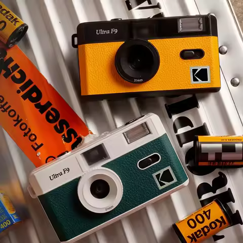 in Stock Kodak Ultra F9/F9S Classic Cameras 35mm Reusable Film Camera Optional 1-3 Roll Film ColorPl
