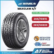 Winrun Maxclaw AT 15" 265 70 R15 20" 285 50 R20 4X4 4WD Tyre (1 Tire)