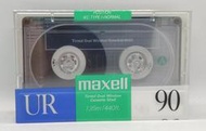 日本製 全新 日立萬勝 Maxell UR 90 分 卡式 空白錄音帶(BC02)