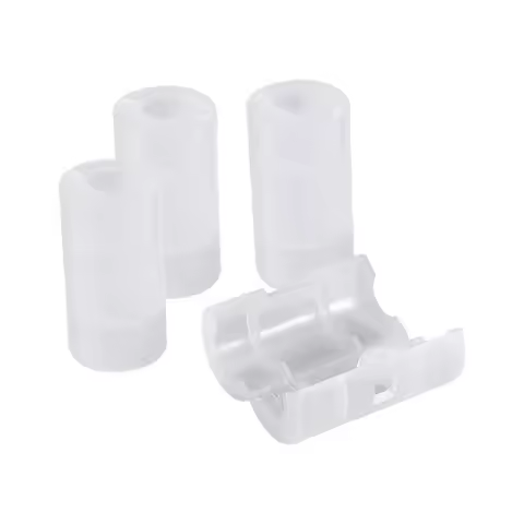 4 Pack AA Battery to Size C Battery Adapters Holder Switcher Converter Cases Box