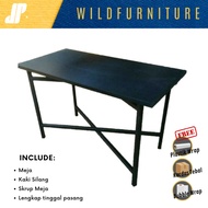 MINIMALIST BAZAR TABLE FOLDING TABLE/ BAZAR TABLE/ FOLDING BAZAR TABLE/ WITH LARGE CROSS LEGS LARGE 