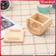 [Flowerhxy1] Hamster House Pet House Hamster Cage Accessory for Hamster Gerbils Lemmings