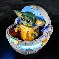 BOOZUU Light Kit for Lego-75403 Grogu with Hover Pram - Lighting Compatible with Lego Star Wars Grog