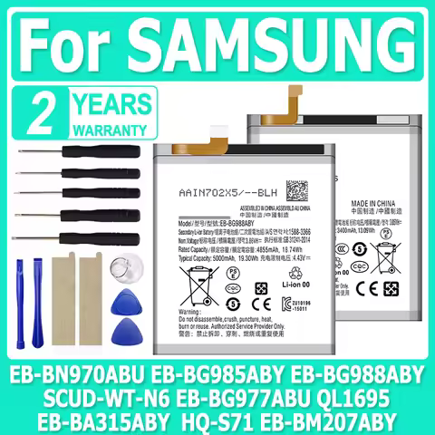 XDOU Battery For Samsung Galaxy Note 10 NoteX S10 A01 A10S M11 5G S20 S20+ Ultra A31 J1 J6 Edition M