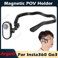 ArgoG Magnetic POV Holder For Insta360 GO 3 Head Mount Insta360 GO 3 Accessories