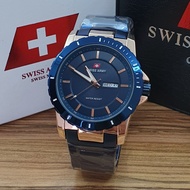 Jam Tangan Pria Swiss Army Automatic Date-100% Original-Jam Tangan Swiss Army Original Asli Fitur Ta