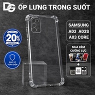 Samsung A03, A03s, A03 Core Dragoncase smooth transparent case | SS galaxy flexible phone case prote
