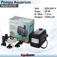 Pompa kolam Aquarium RECENT AA-103 Pompa Aquarium Recent AA-103 Pompa Aquarium 103