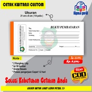 CETAK kwitansi custom 2 ply Kwitansi pembayaran custom kwitansi di percetakan Ainunnaja Grafika