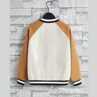 Unisex Kids Varsity Baseball Jacket (1 year - 18 years) REGLAN B 2 (SABLON) (CAN CUSTOM INITIALS) SM