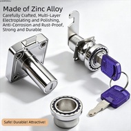 JUNMPER2R Cabinet Lock, 19mm Zinc Alloy Drawer Lock, Hardware Burglarproof With Key Anti-Theft Wardr