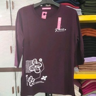 Girls' T-shirt 7 per 8 Flowers 17 Feb (KLMB) baju perempuan t shirt baju t shirt perempuan