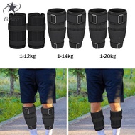 [Fenteer] 2 Pieces Ankle Weights Adjustable Leg Weight Straps Modularized Foot Leg Weights Workout W