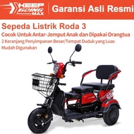 PROMO/ Keep Going Max- Sepeda roda tiga listrik/Sepeda listrik/Sepeda