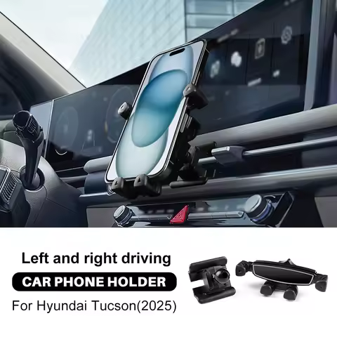 For Hyundai Tucson 2025 2026 NX4 Car Mobile Phone Holder GPS Bracket Navigation Stand Car Gravity Ph