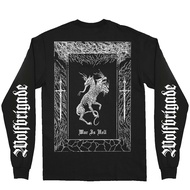 【Readystock】100% Cotton Men's T-shirt Long Sleeve WOLFBRIGADE - Fly Very Weak | Gaussian Band | Gaus