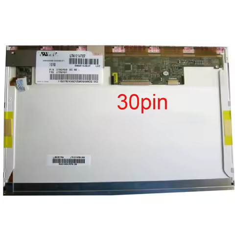 12.1'' LCD matrix LTN121AT07 For Lenovo THINKPAD X200 X201 X201I notebook replacement display 1280*8