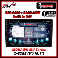2+32 MOHAWK MU Series Purple Built in DSP IPS SCREEN Android Car Player AHD Cam - 9"/10" Proton Perodua Toyota Honda