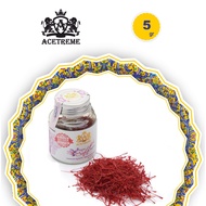 (5 gram) Acetreme Premium Saffron Grade A+, Glass Packaging