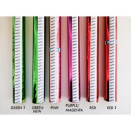 Kertas Foil - Hot Stamping Foil Warna Tembaga Hijau Pink Merah Biru Hitam Ecer