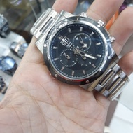 Jam Tangan Pria Alexandre Christie 6143 Silver Black