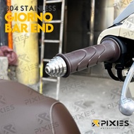304 STAINLESS CNC MADE BAR END FOR HONDA GIORNO 125